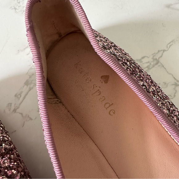 Kate Spade | Pink Glitter Ballet Flats - Picture 2 of 10